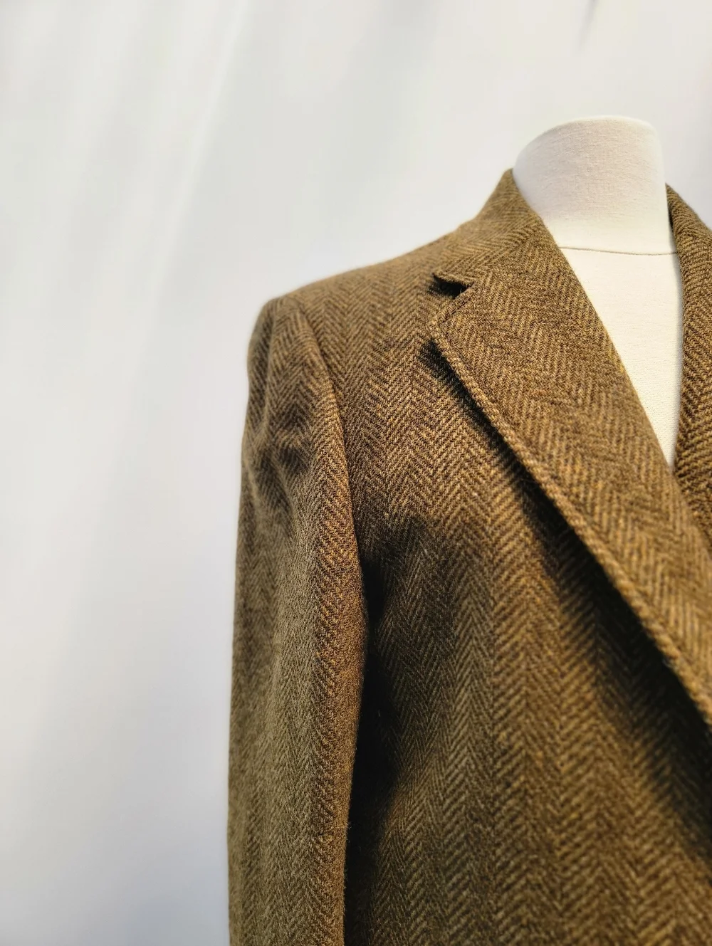 Cricketeers Vtg Union 60s 70s Brown Tweed Wool 2 Button Blazer Mens Size 42R